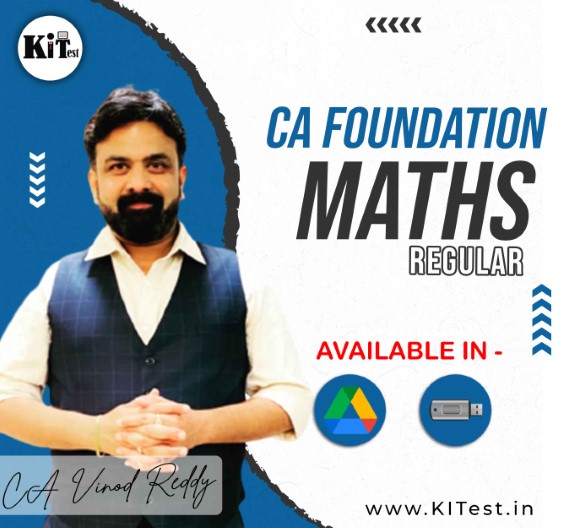CA Foundation New Syllabus  Quantitative Aptitude Regular Batch By CA Vinod Reddy
