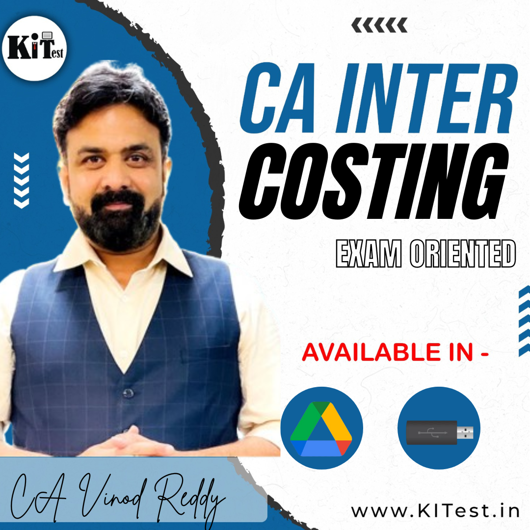 CA Inter Cost and Management Accounting New Syllabus Exam Oriented Batch by CA Vinod Reddy