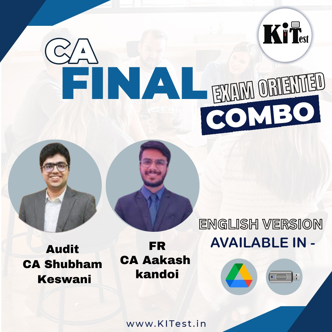 CA Final FR and Audit Exam Oriented Batch By CA Aakash Kandoi and CA Shubham Keswani