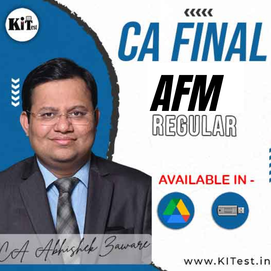 CA Final AFM New Syllabus Regular Batch By CA Abhishek Zaware