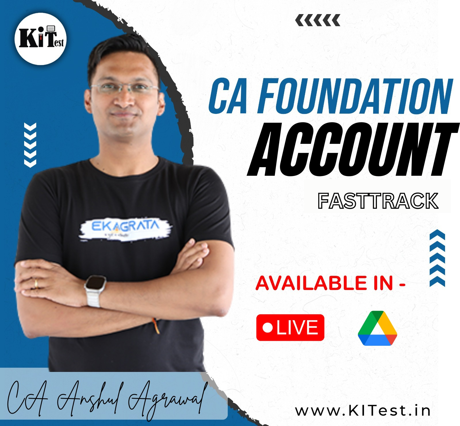 CA Foundation Accounts New Syllabus Fastrack Live  Batch By CA CS Anshul Agrawal