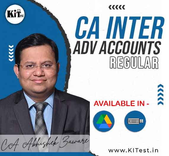 CA Inter Advance Accounts Regular Batch By CA Abhishek Zaware