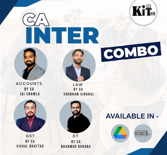 CA Inter Group1 Combo Accounts, Law, DT and IDT Regular Batch by CA Jai Chawla, CA Shubham Singhal, CA Bhanwar Borana and CA Vishal Bhattad
