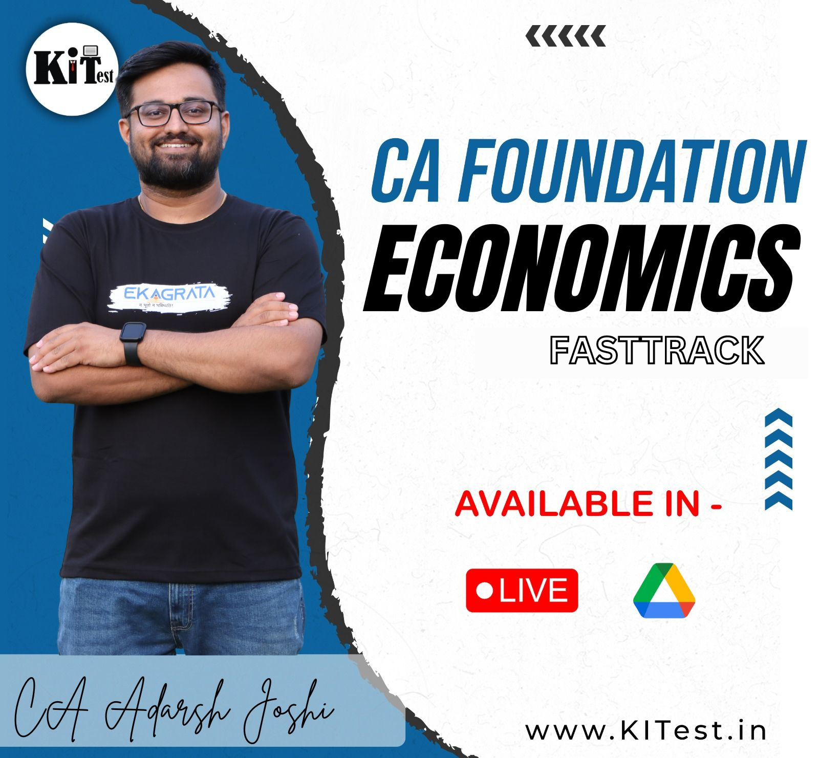 CA Foundation Business Economics New Syllabus Fastrack Live  Batch By CA Adarsh Joshi