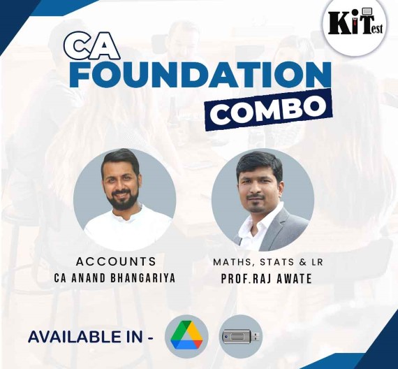 CA Foundation Accounts and Mathematics Regular Batch By CA Anand Bhangariya and Prof. Raj Awate (SPC COMBO)