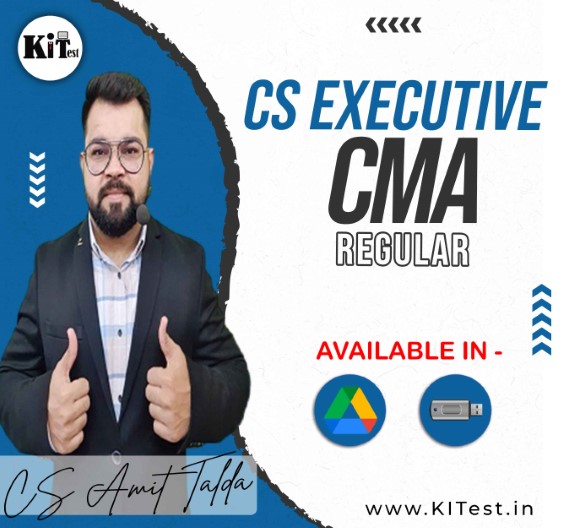 CS Executive Corporate and Management Accounting (CMA) By CA Amit Talda