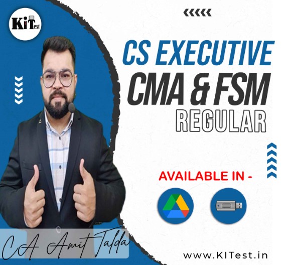 CS Executive Cost and Management Accounting and Financial Strategic Management (CMA and FSM) Combo  By CA Amit Talda