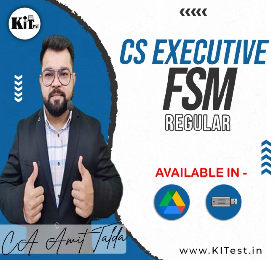 CS Executive Financial and Strategic Management (FSM)  Lectures By CA Amit Talda