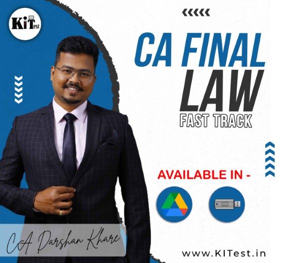 CA Final Law Fast Track Batch By CA Darshan Khare
