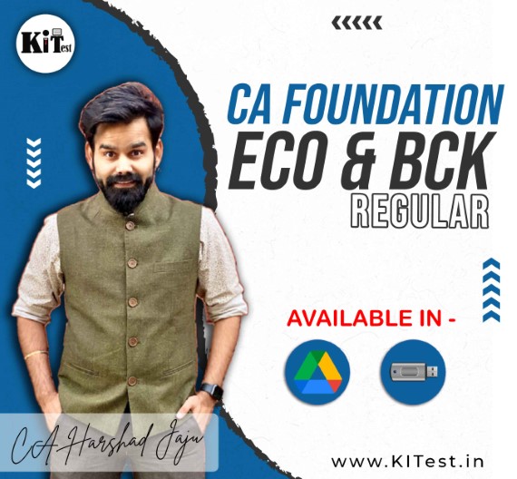  CA Foundation Economics and BCK Regular Batch By CA Harshad Jaju