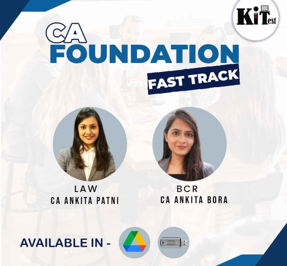 CA Foundation Law and BCR Fasttrack Batch By CA Ankita Patni and CA Ankita Bora