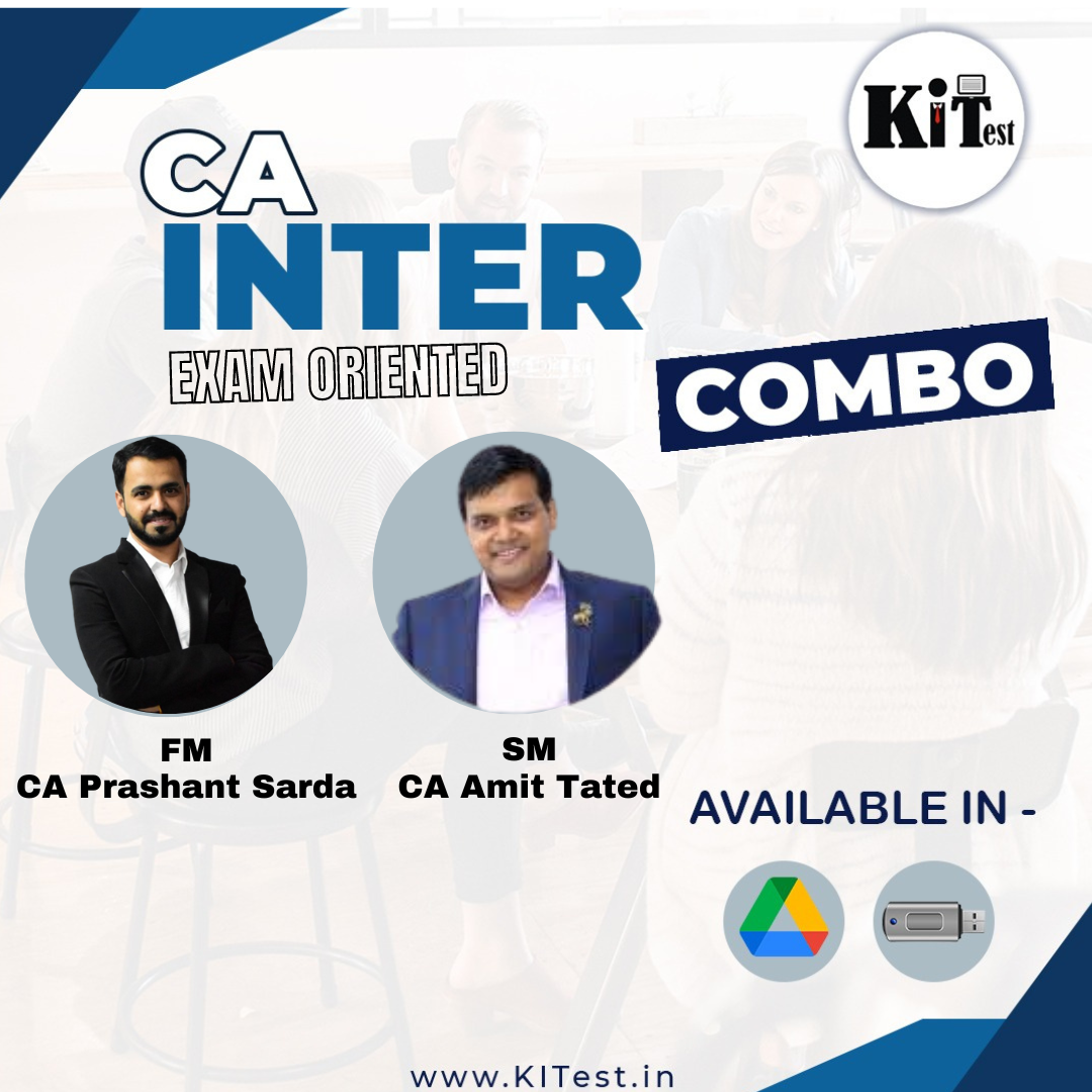 CA Inter Combo FM and SM New Exam Oriented Batch by CA Prashant Sarda and CA Amit Tated