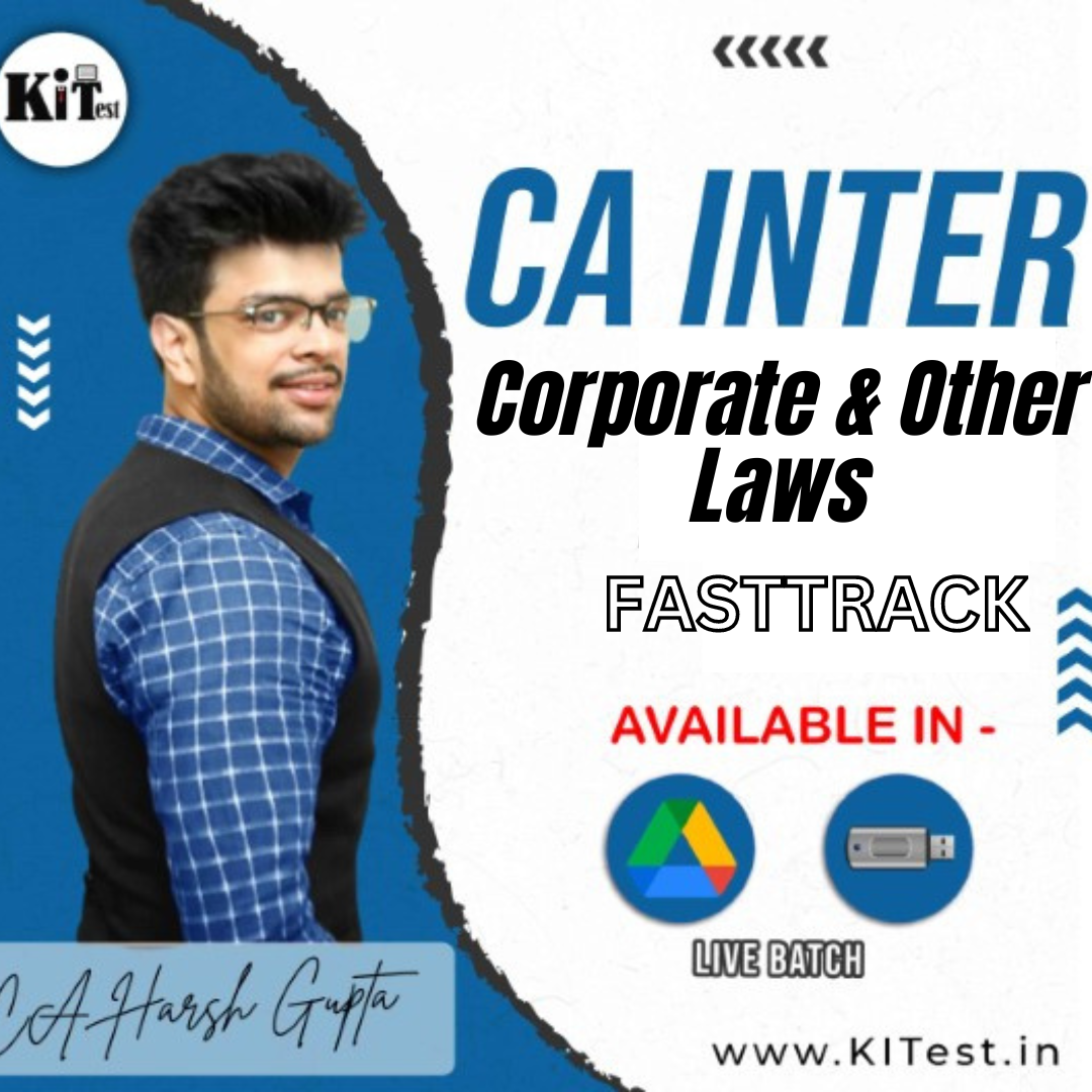 CA Inter Law Fasttrack New Syllabus Batch By Harsh Gupta