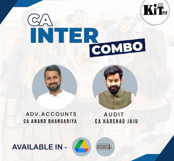 CA Inter Advance Account and Audit Regular Batch By CA Harshad Jaju and CA Anand Bhangariya (SPC COMBO)