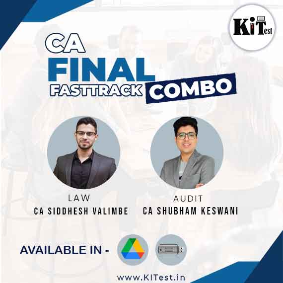 CA Final Audit and Law Fastrack Batch By CA Shubham Keswani and CA Siddhesh Valimbe