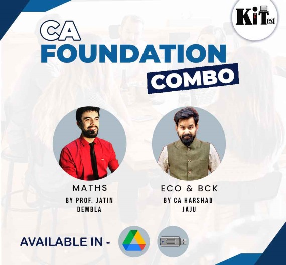 CA Foundation Economics and BCK and Maths Regular Batch By Harshad Jaju and Jatin Dembla