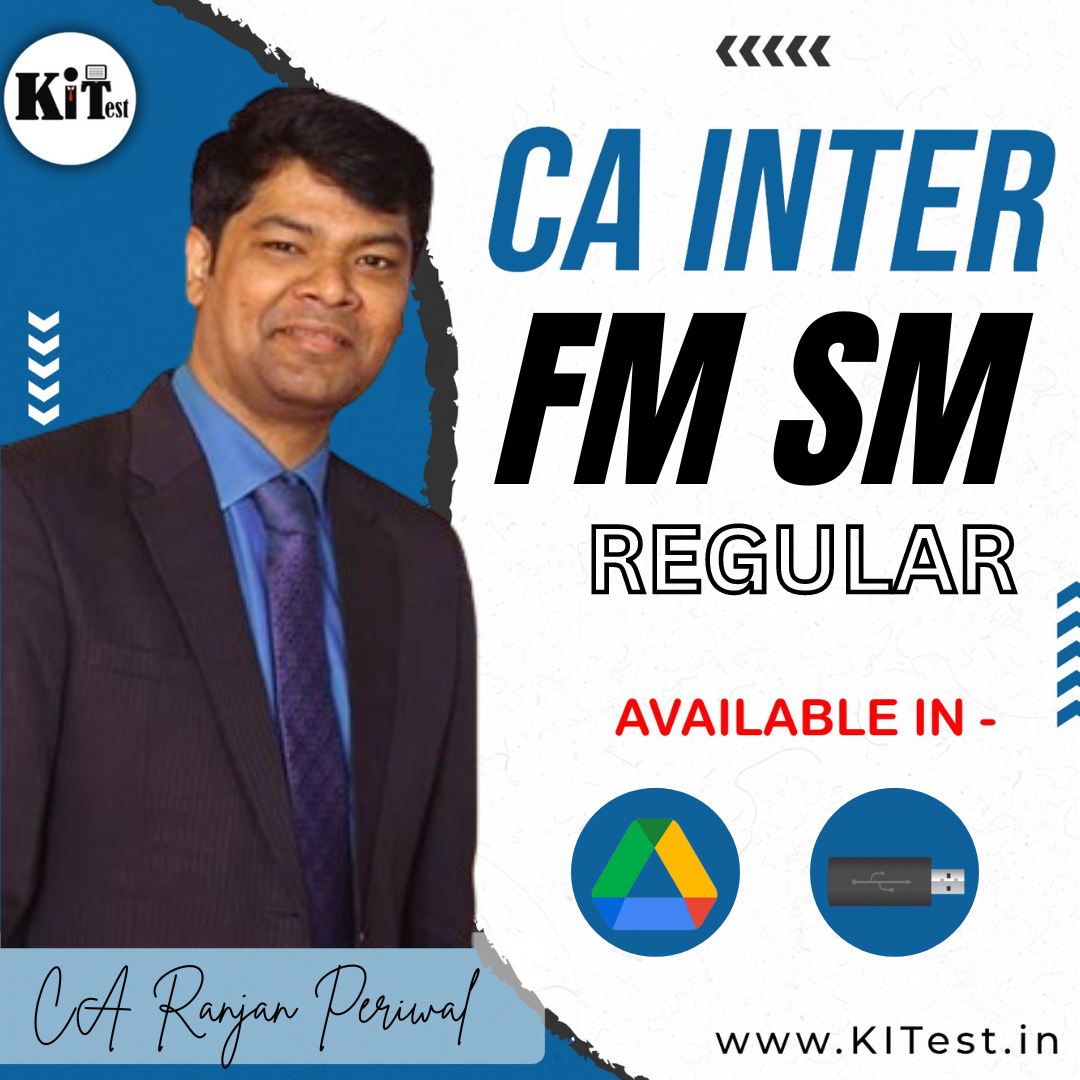 CA Inter FM SM New Syllabus  Regular Batch CA Ranjan Periwal CA Mayank Saraf